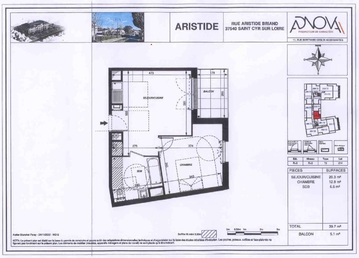 Visuel appartement2 pièces 39.7 m2
