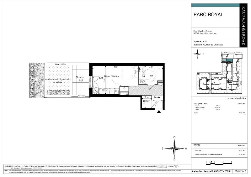 Visuel 4 appartement 1 pièce 30.41 m2 Saint-Cyr-sur-Loire